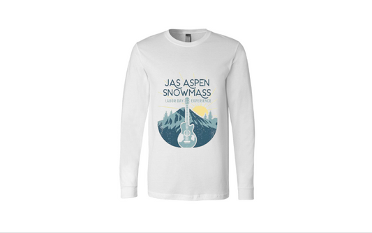 '25 Unisex White Long Sleeve Guitar